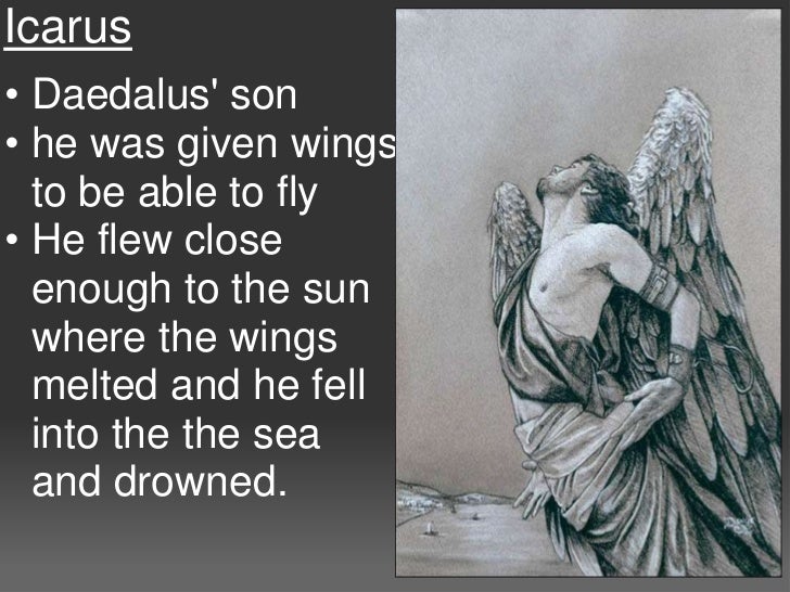 how icarus drowned essay Free essay: the flight of icarus i find the most fascinating of ancient writings to the tragic death of icarus the story of icarus is a classic greek myth that has. how icarus drowned essay Free essay: the flight of icarus i find the most fascinating of ancient writings to the tragic death of icarus the story of icarus is a classic greek myth that has.
