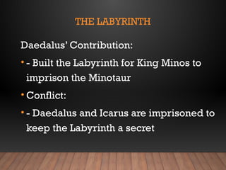 The Plot of Daedalus and Icarus and other elements | PPTX