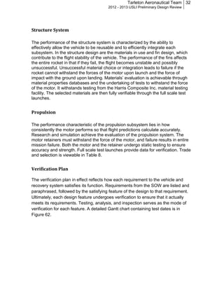 NASA PDR Technical Report | PDF