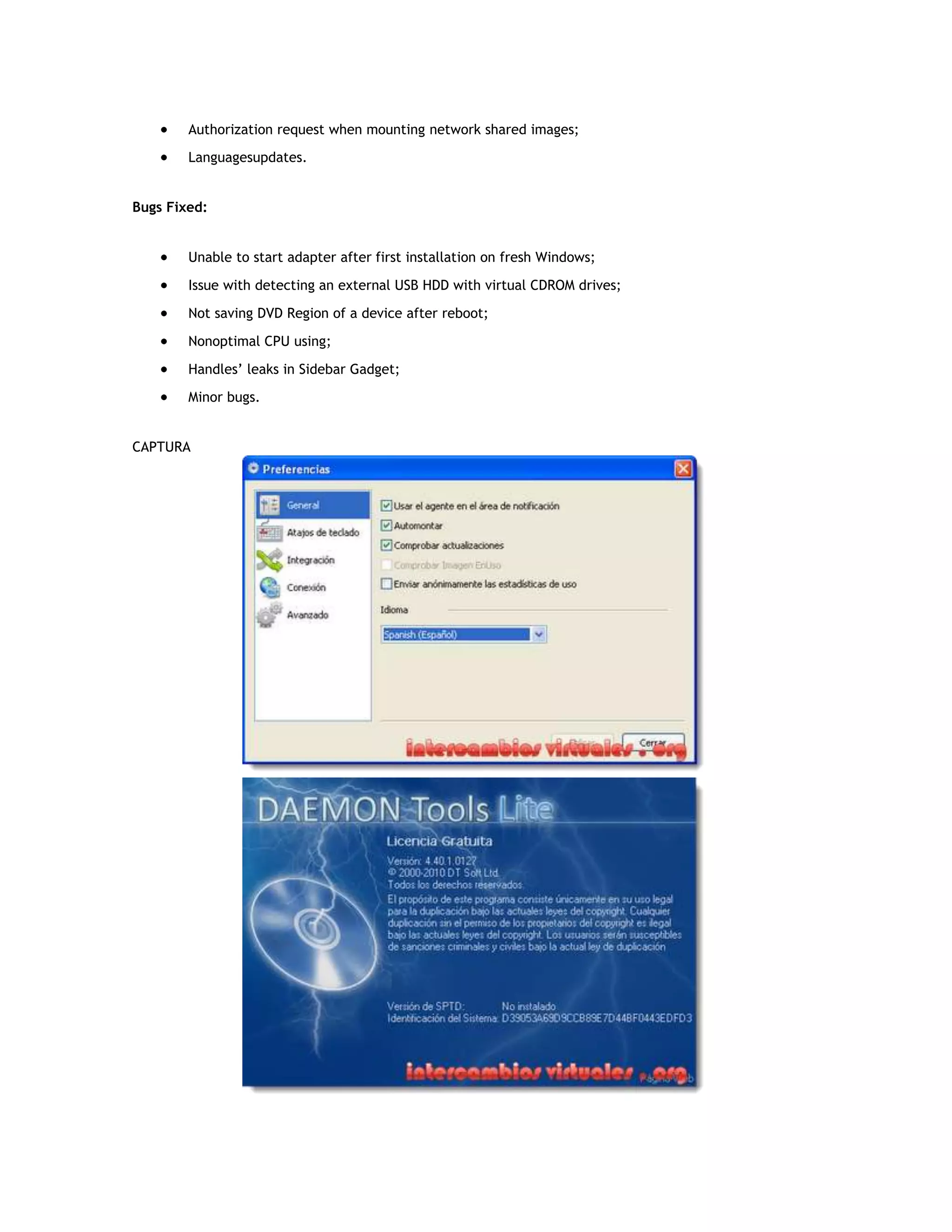 Daemon tools lite v4.40.1.0127 ml (español), cree unidades virtuales