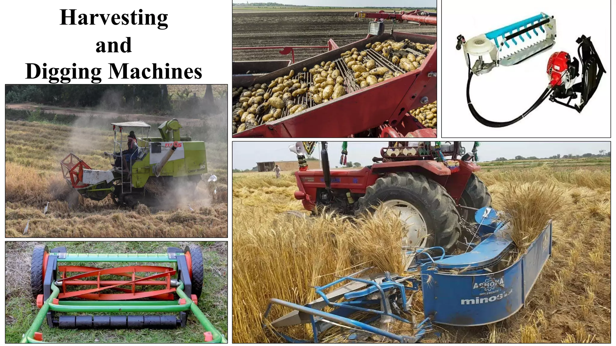 Harvesting
and
Digging Machines
 