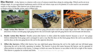 Farm Machinery and Power Engineering: Description, principles and ...