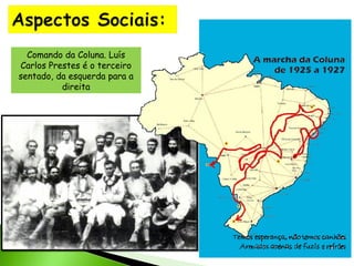Comando da Coluna. Luís
Carlos Prestes é o terceiro
sentado, da esquerda para a
direita

 