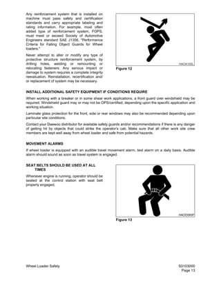 Addional Fops Daewoo doosan mega 160 wheel loader service repair manual sn 1021 and ...
