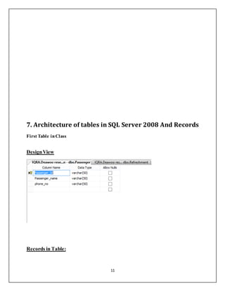 Daewoo reservation and transport system database | DOCX
