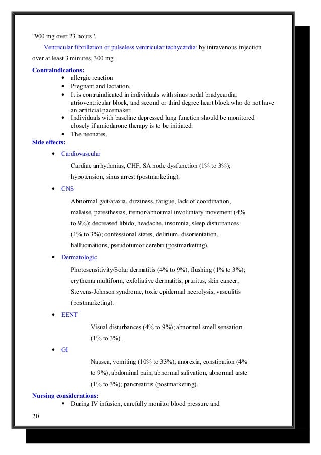 Common Used Drugs in ER and ICU
