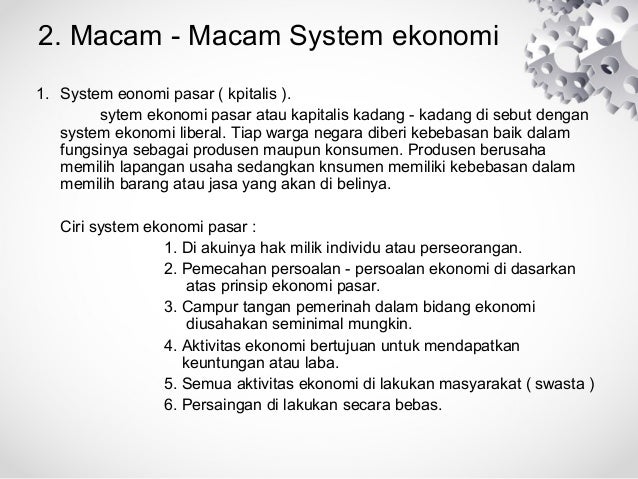 Masalah Pokok Ekonomi