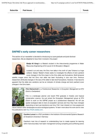 Dafne project newsletter issue1