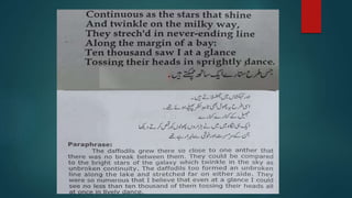 Daffodils BY WILLIAM WORDSWORTH