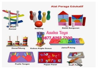 Katalog Alat Permainan Edukatif (APE) untuk PAUD ASAKA TOYS Kota Tangerang