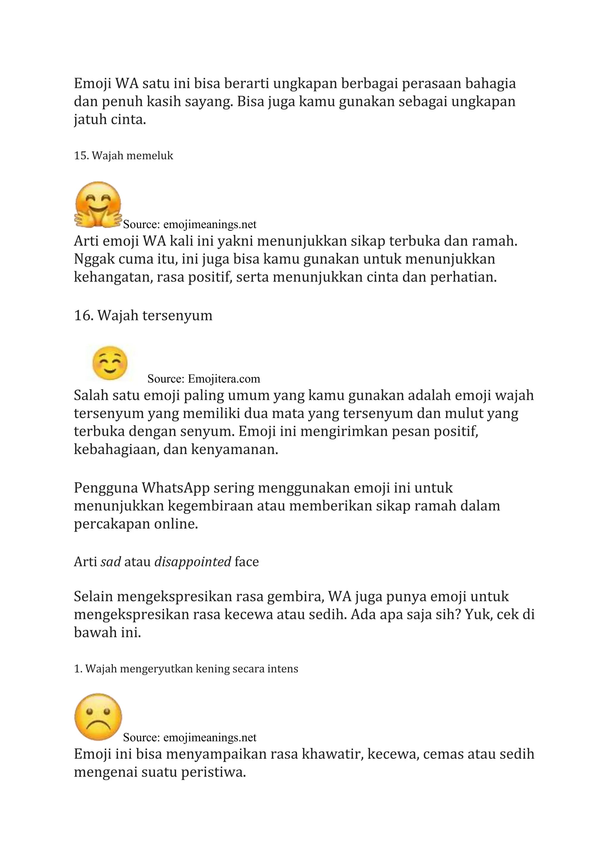 Daftar Arti Emoji terpopuler igunakan .docx