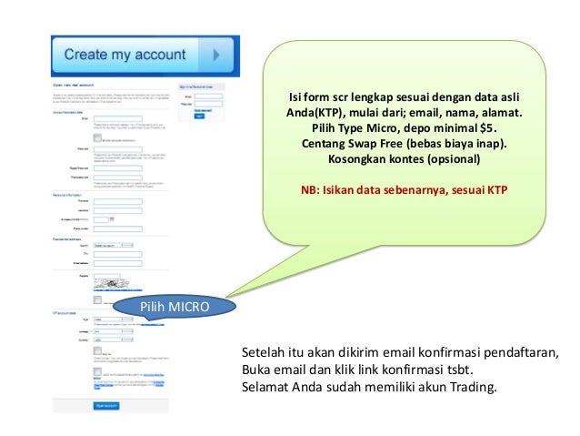 Daftar trading forex gratis