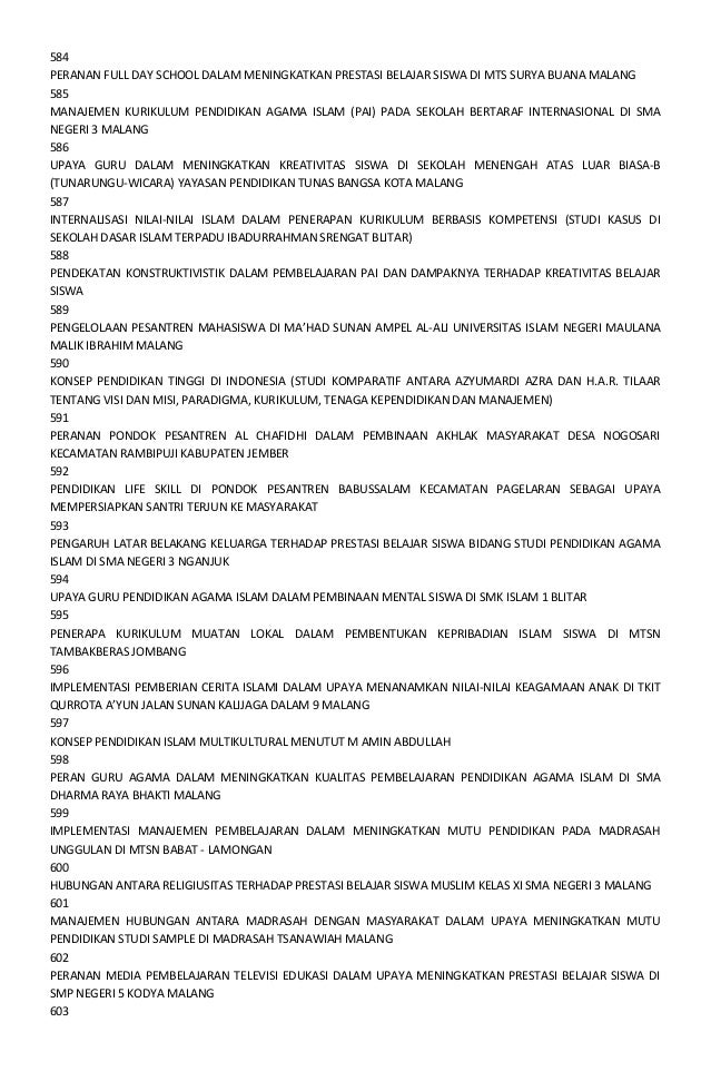 Judul Skripsi Pendidikan Biologi Murni Ide Judul Skripsi Universitas Free Photos