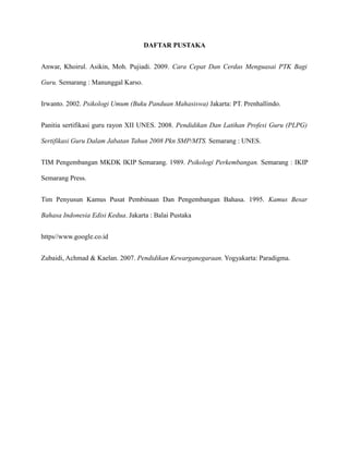 Daftar pustaka