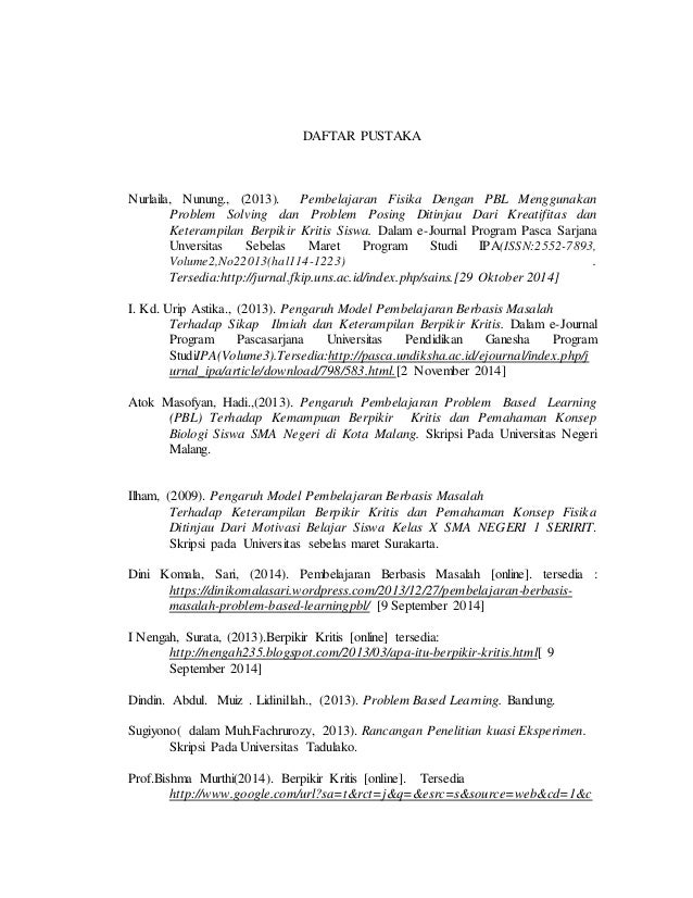 Daftar Pustaka Calon Skripsi