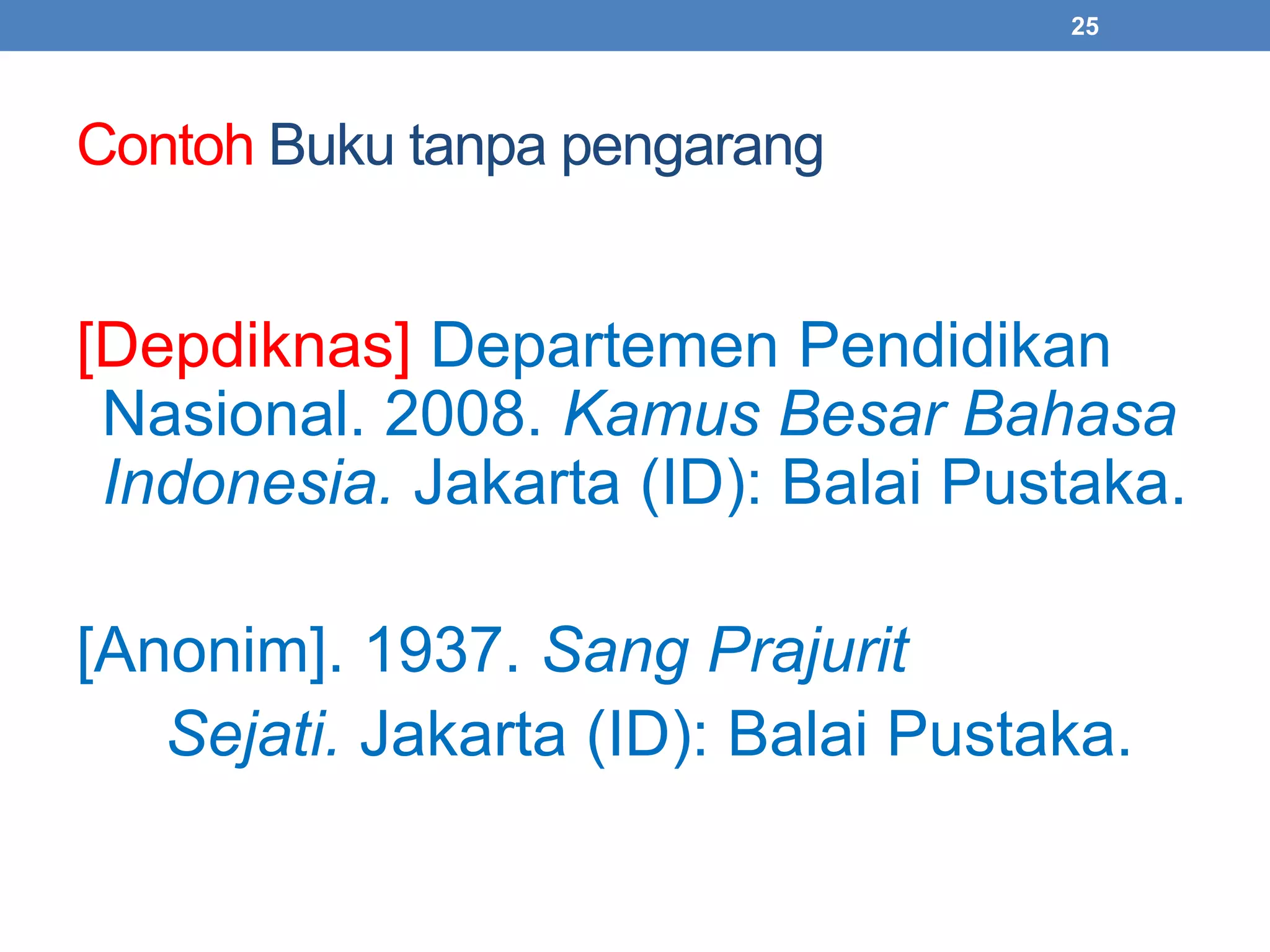 Pustunka Daftar Pustaka Standar IPB | PPTX