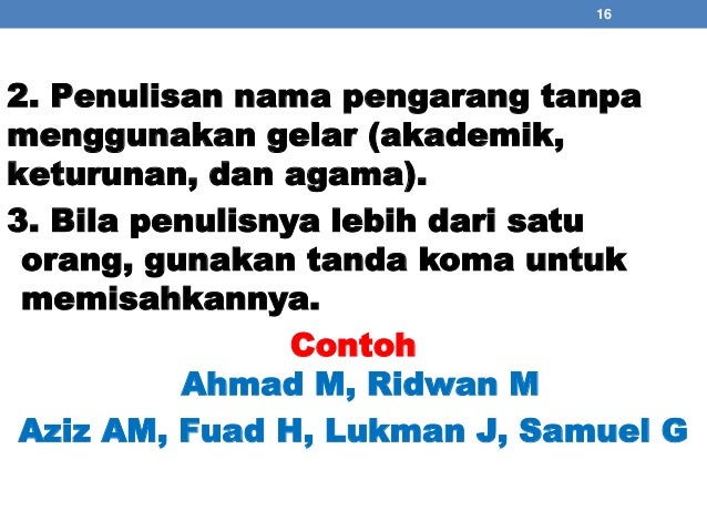 Contoh Daftar Pustaka Jika Penulis Lebih Dari Satu - Simak  