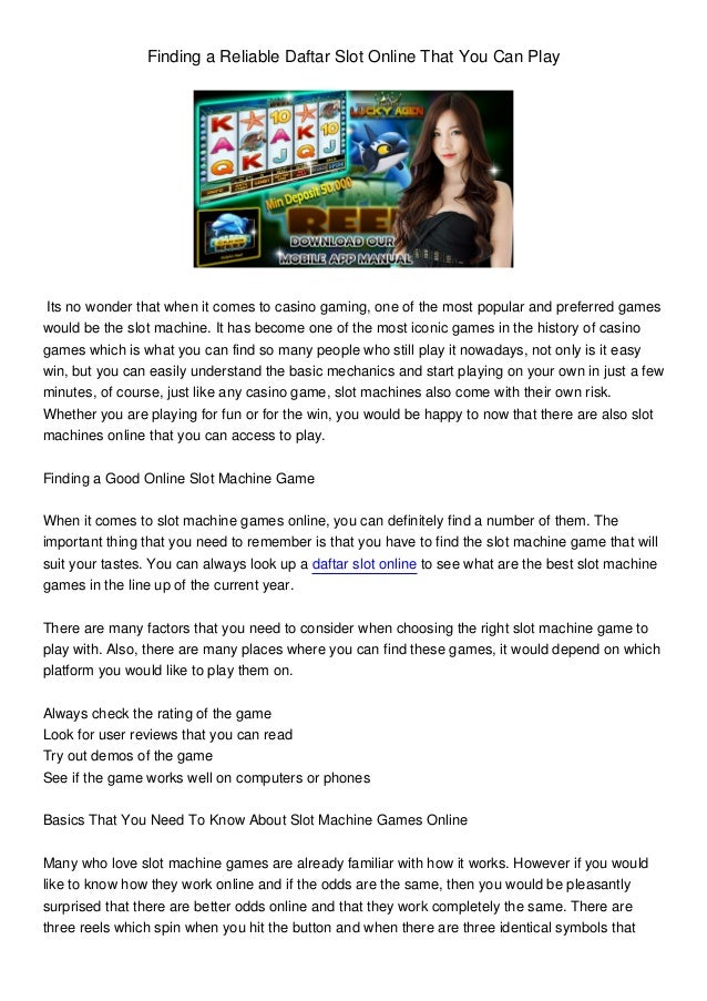 App Slot Online App Slot Online