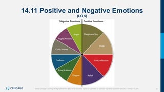 31
©2022 Cengage Learning. All Rights Reserved. May not be scanned, copied or duplicated, or posted to a publicly accessible website, in whole or in part.
14.11 Positive and Negative Emotions
(LO 5)
 