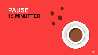PAUSE
15 MINUTTER
 