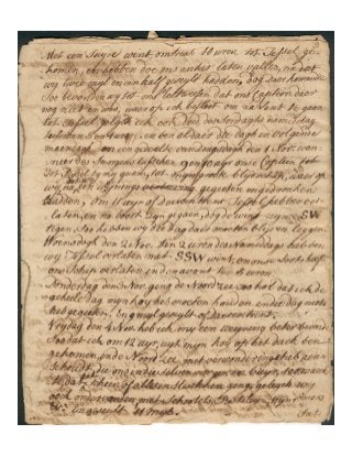 Dagboek Ulpianus/Ulbe van Sinderen 1746- 1747