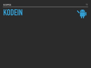 SCOPES 73
KODEIN
 