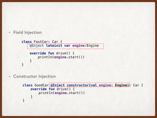 Dependency Injection with Dagger 2 presentation | PDF
