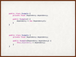 Dependency Injection with Dagger 2 presentation | PDF