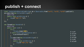 publish + connect 
D s url1 
D s2 url1 
D s url2 
D s2 url2 
D s url3 
D s2 url3 
 