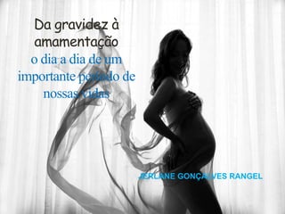 Da gravidez à
amamentação
o dia a dia de um
importante período de
nossas vidas
JERLANE GONÇALVES RANGEL
 