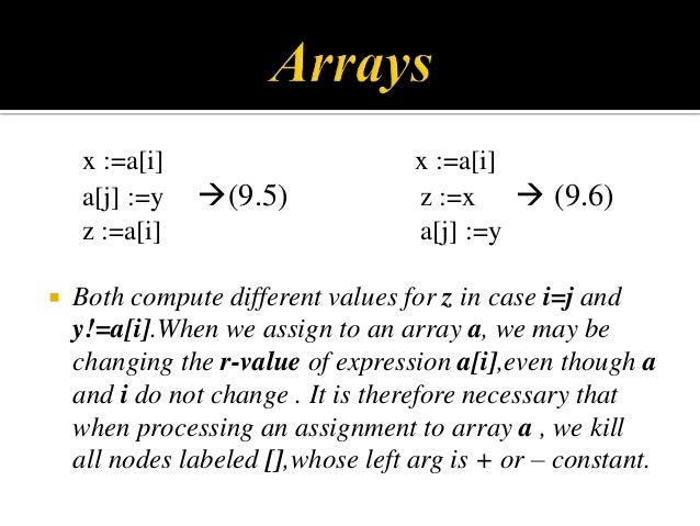 Dag representation of basic blocks