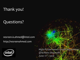 Thank you!
Questions?
nesreen.k.ahmed@intel.com
http://nesreenahmed.com
 