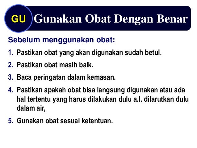 Gerakan Keluarga Sadar Obat