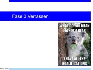 Marco Strijks
Fase 3 Verrassen
 
