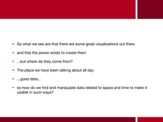 Visualising Space and Time | PDF