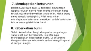 Dahsyatnya Istighfar Dalam Kehidupan Seorang Muslim Pptx