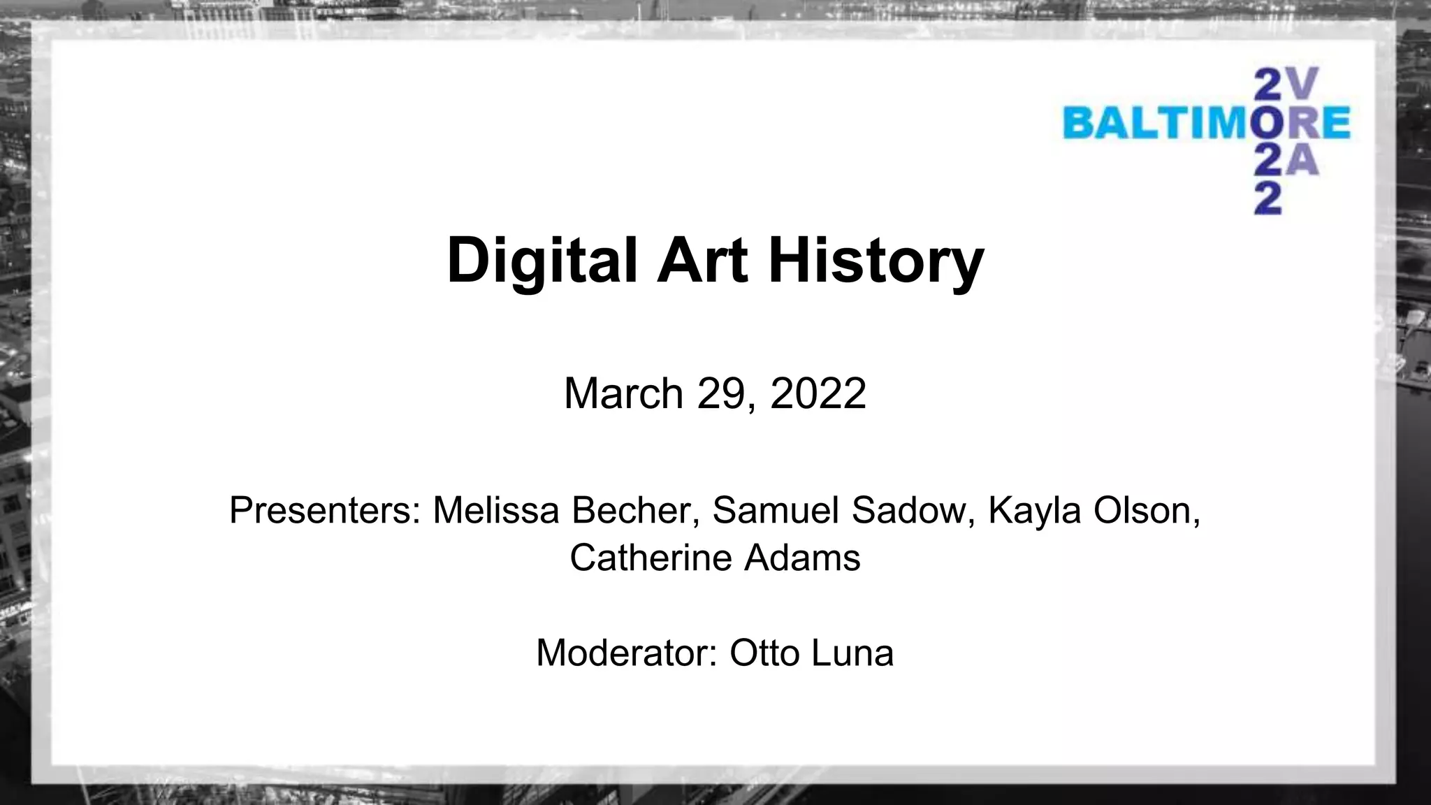 Digital Art History PPT