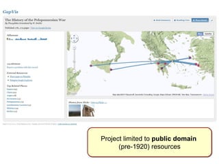 Project limited to public domain 
(pre-1920) resources 
 