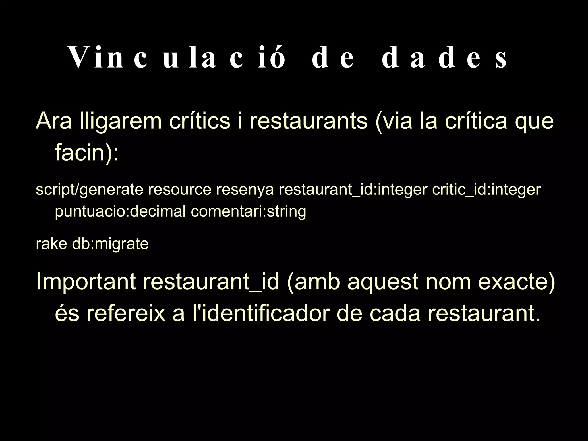 Accedeix al model per a presentar les dades a l'usuari de l'aplicació 