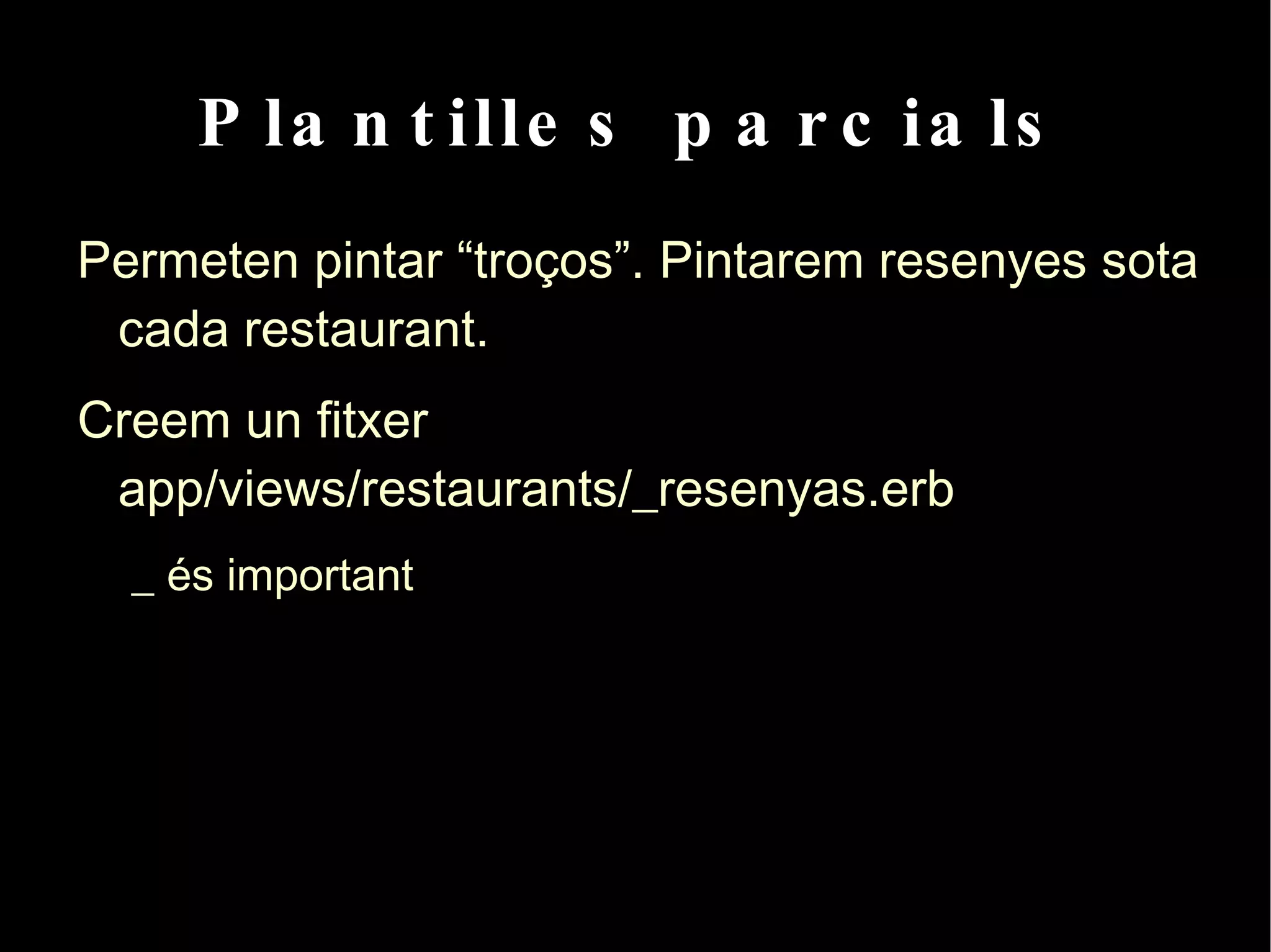 Vista i controlador: Action Pack 