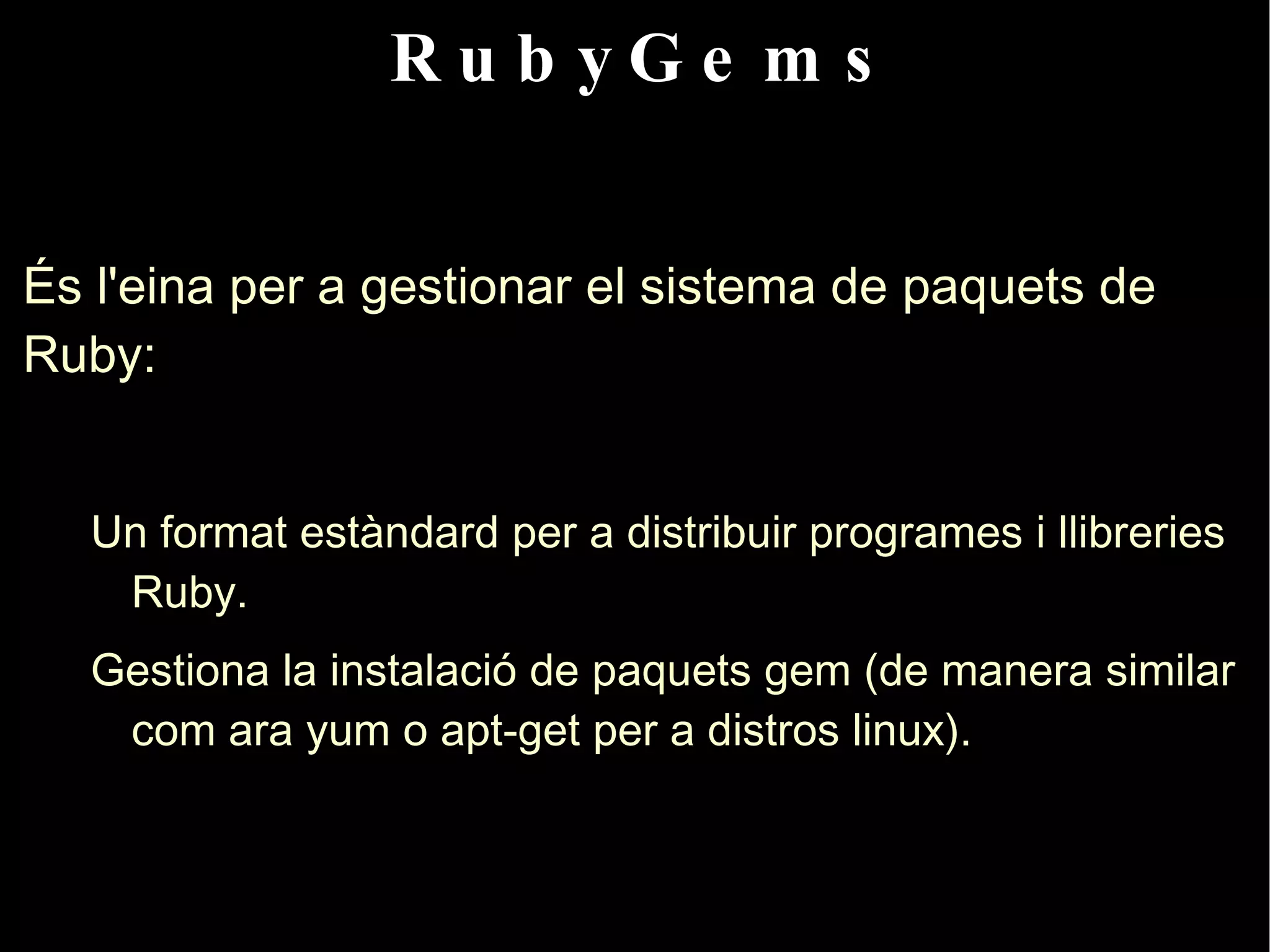 Tests, es creen automàticament! 