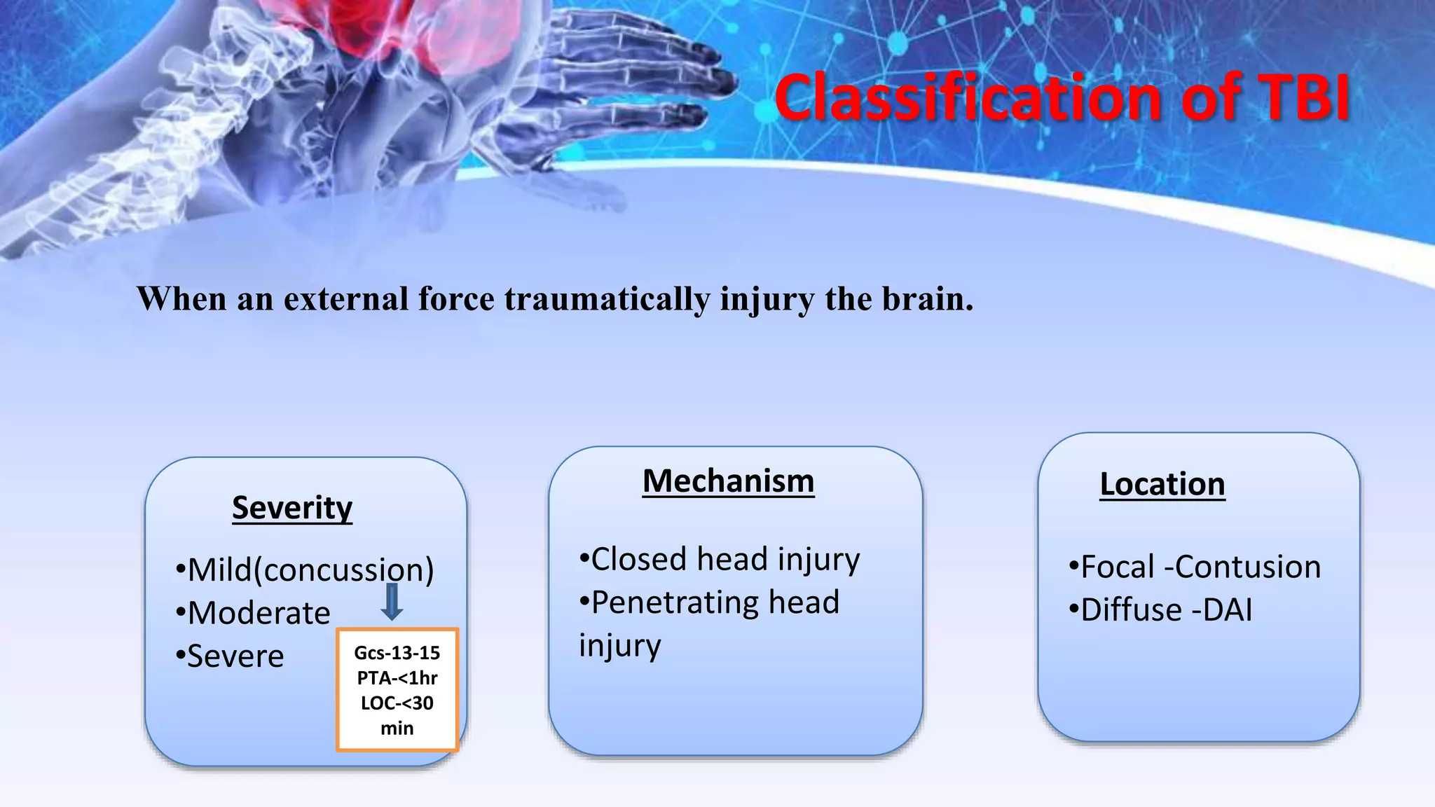 Diffuse Axonal Injury Grading