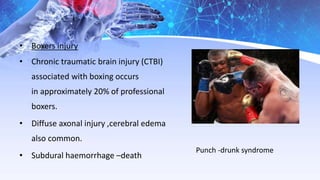 DIFFUSE AXONAL INJURY,CONCUSSION & CONTUSION | PPTX