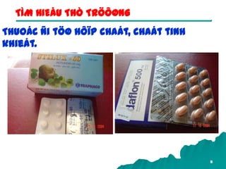 11
Thuoác ñi töø hôïp chaát, chaát tinh
khieát.
TÌM HIEÅU THÒ TRÖÔØNG
 