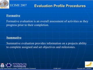 Daidalos Evaluation  ECIME 2007