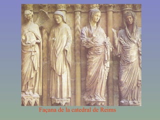 Façana de la catedral de Reims 