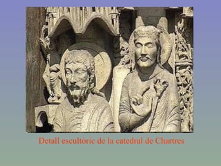 Detall escultòric de la catedral de Chartres 