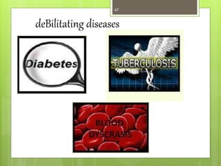 Debilitating Condition Examples Daignosis and treatement planniing in cd | PPTX