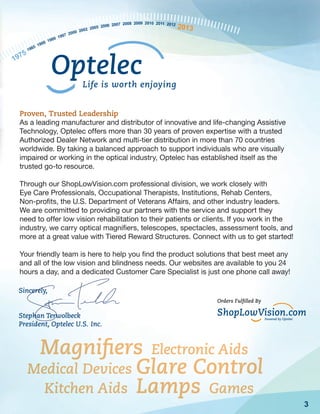 Optelec Stand Magnifiers - The Carroll Center for the Blind