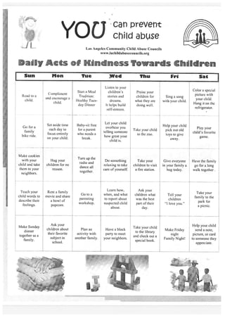 Daily Acts with Children
